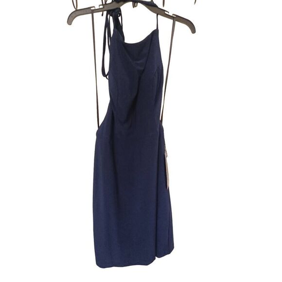 Alyce Paris Homecoming Gown Color Navy Blue Size 12 - Picture 2 of 7